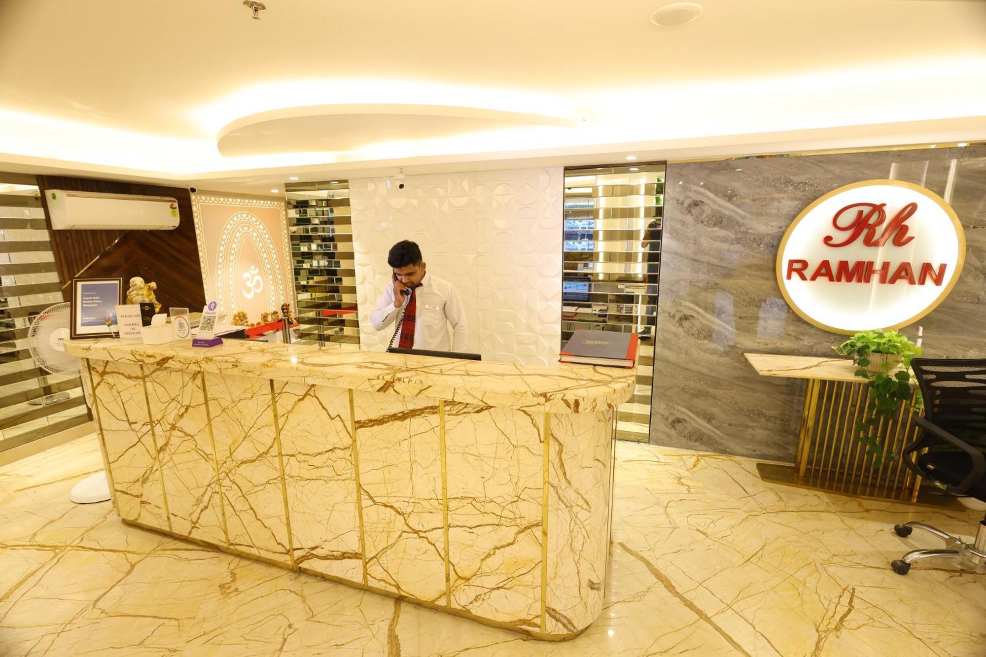 Airport Hotel Ramhan Palace Mahipalpur Yeni Delhi Dış mekan fotoğraf
